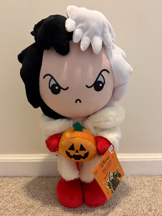 Disney Other - NWT Disney Villains Cruella De Vil Halloween Plush Greeter